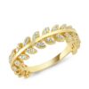 585-GOLD-RING---BLATTRING-MIT-ZIRKONIA-STEINEN