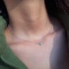 585-GOLD-KETTE---DREIECK-CEMRE-BLAU