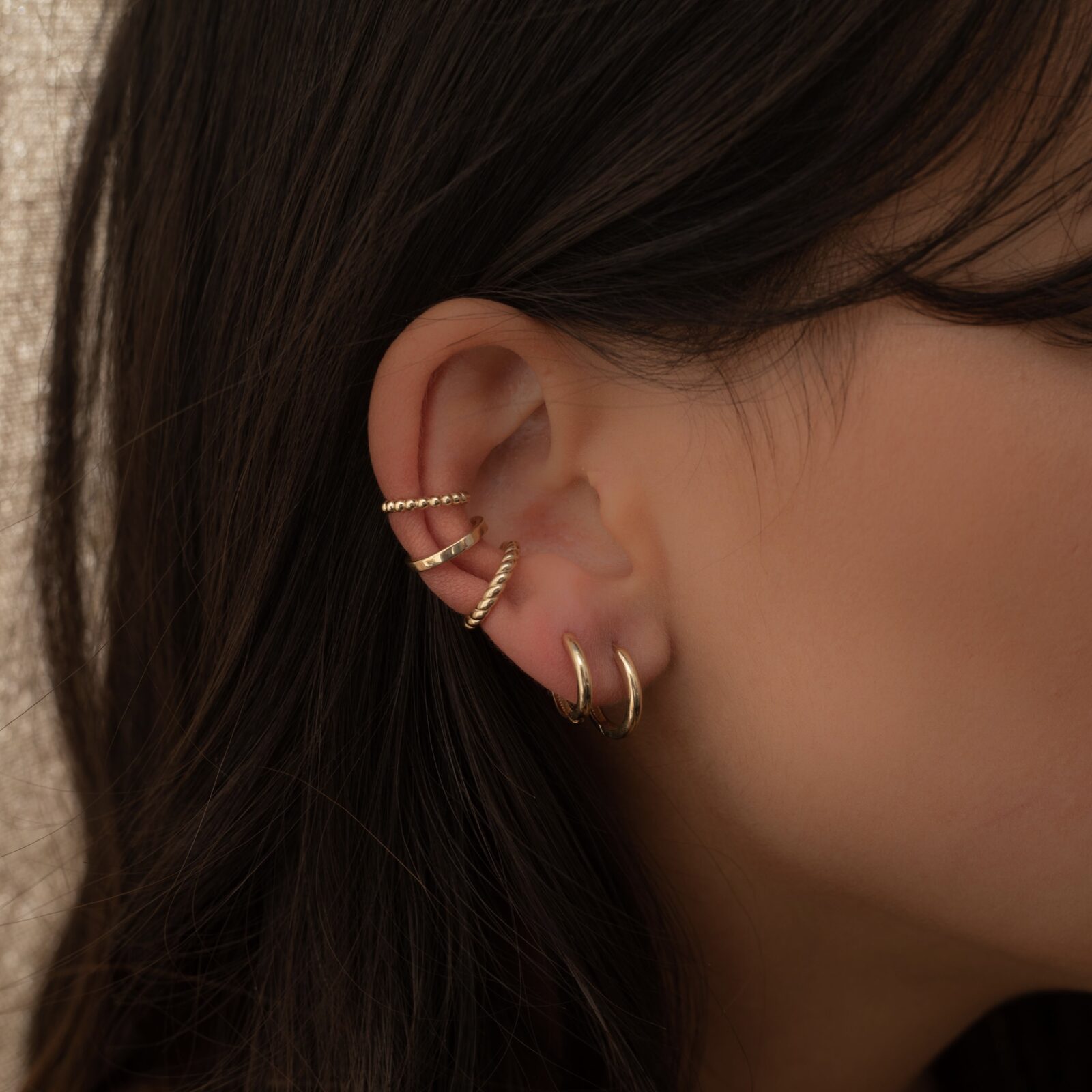 Ohrring Ear Cuff Eliz Juwelier Gold und Schmuck
