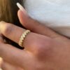585 GOLD RING - LINES2