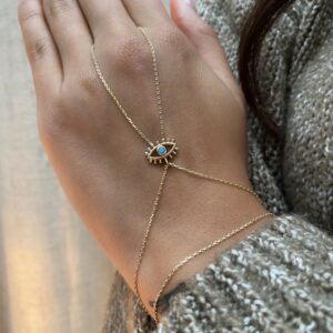 Kette - Evil Eye Filigran 2 - Eliz Juwelier - Gold und Schmuck